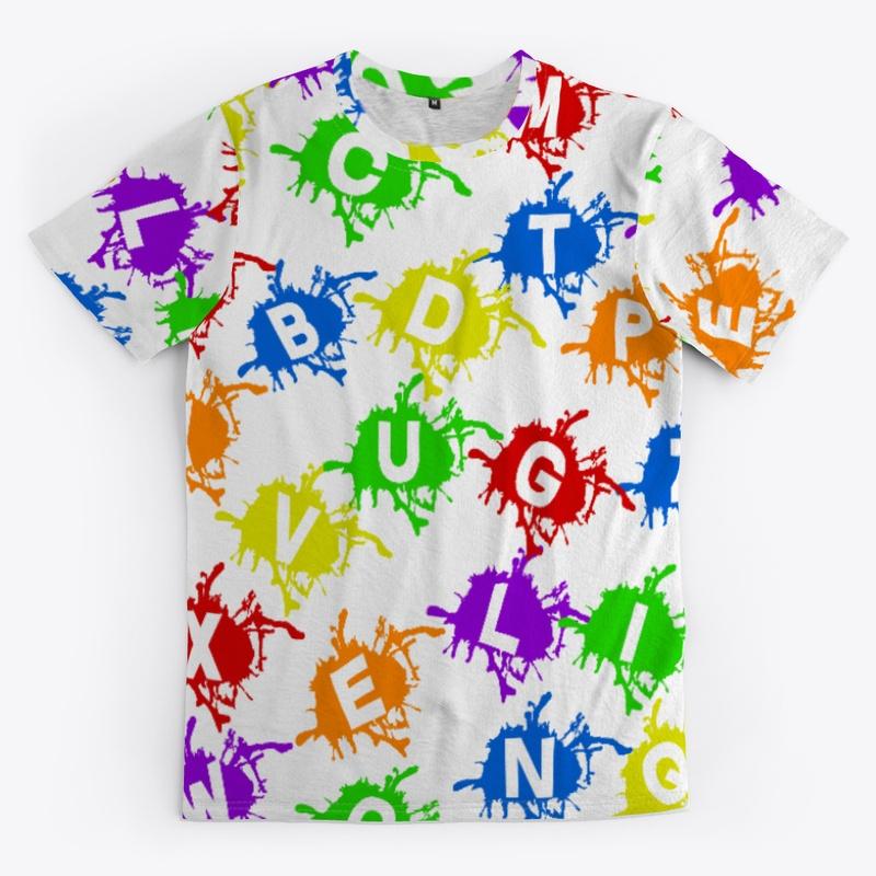 Aphabet Fun Paint Shirt